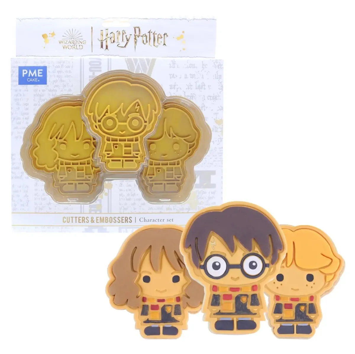 PME Harry Potter Fondant & Keks Präge Ausstecher Harry, Ron & Hermine