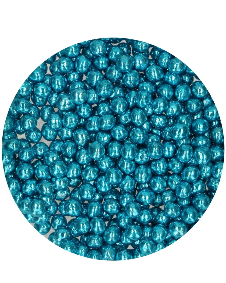 Funcakes Choco Crispy Balls Metallic Blue 60 g