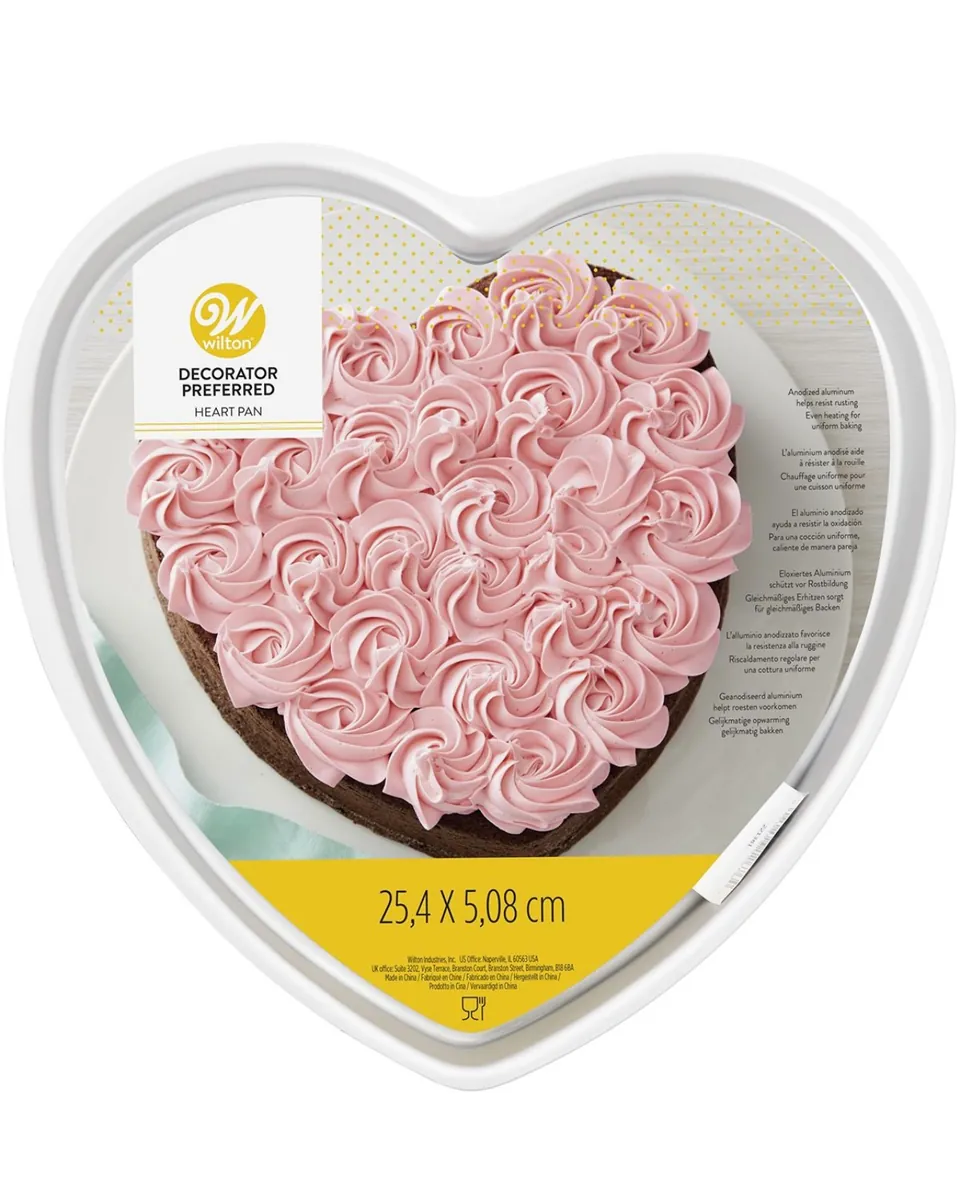 Wilton Decorator Preferred Heart Backform 25 cm