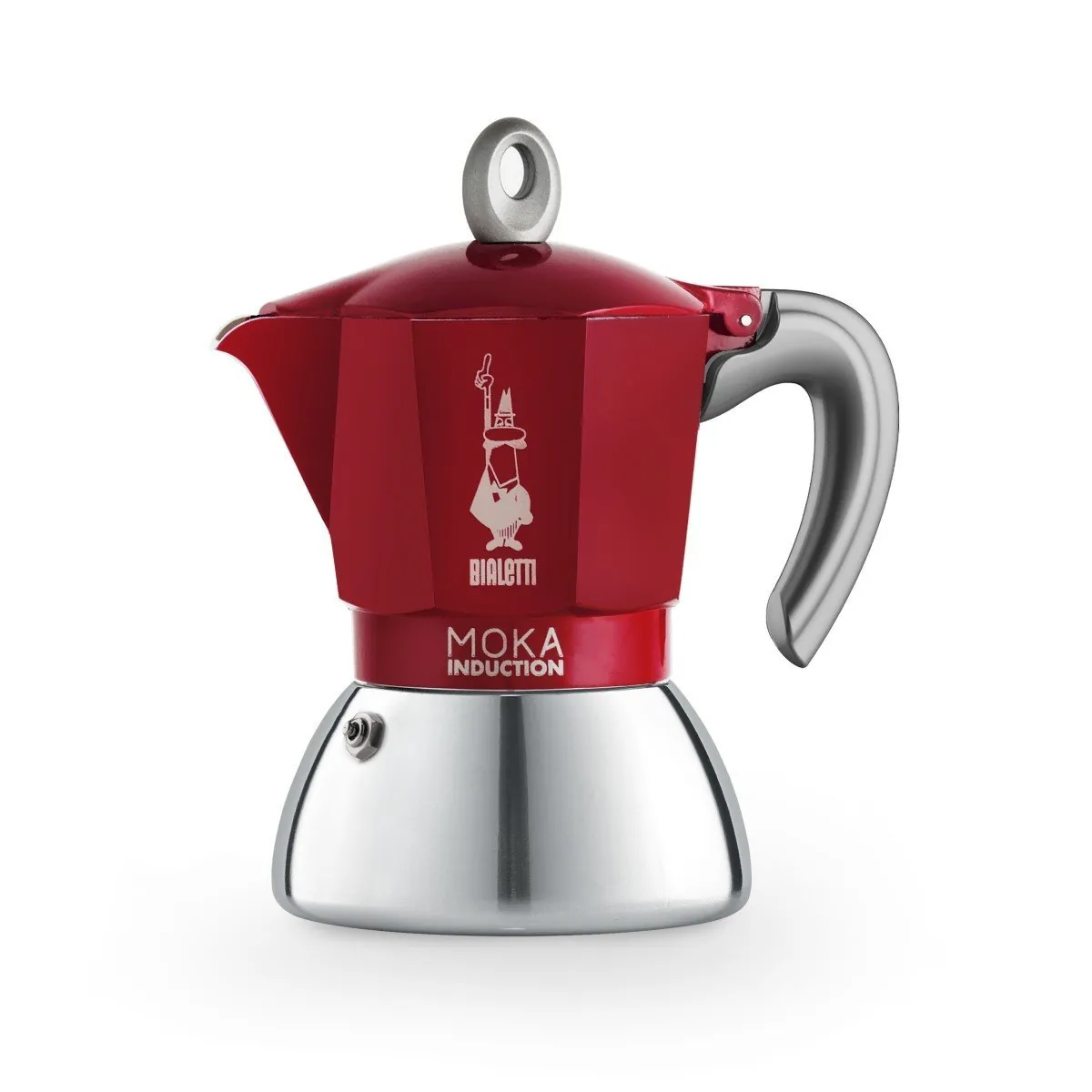 Bialetti Espressokocher Moka Induktion mit Bi-Layer-Kessel 4 Tassen