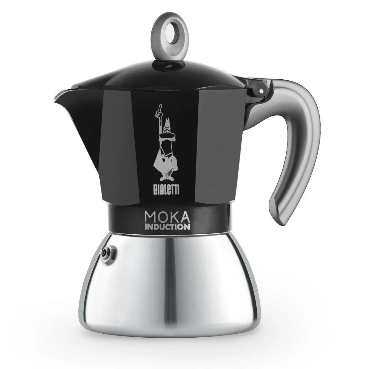 Bialetti Espressokocher Moka Induktion mit Bi-Layer-Kessel 6 Tassen