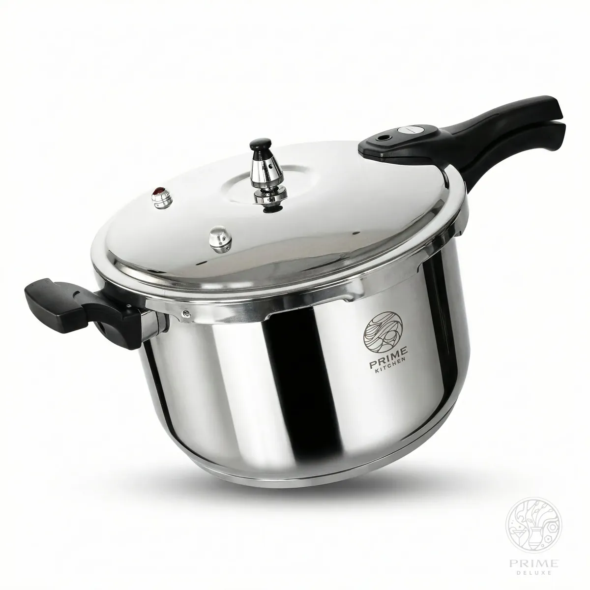 Prime Kitchen Schnellkochtopf aus Edelstahl – 5L–13L | Induktion & Gas geeignet