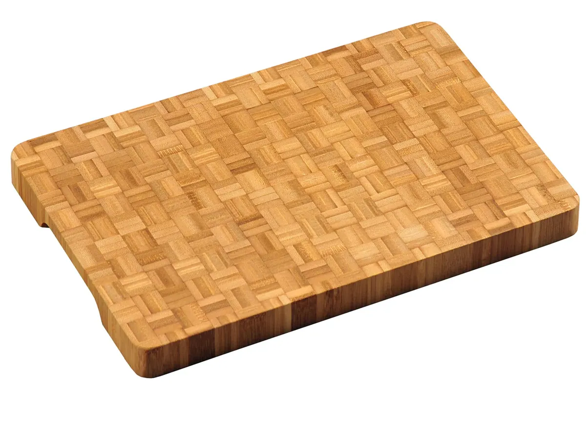 KESPER Profi-Schneidebrett 36 x 24 x 3 cm Bambus Mosaik-Muster