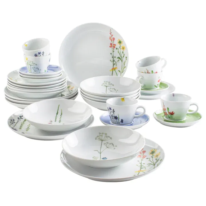 Kahla Porzellan Wildblume Kombi-Set 30 tlg.