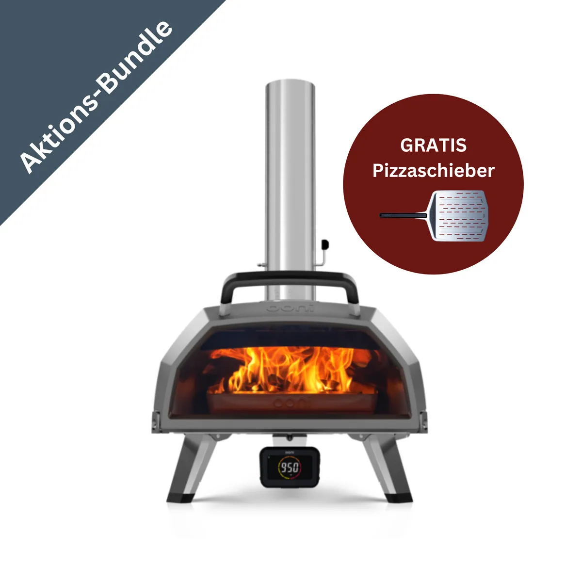Ooni Karu 2 Pro Multi-Brennstoff Pizzaofen inkl. Pizzaschieber