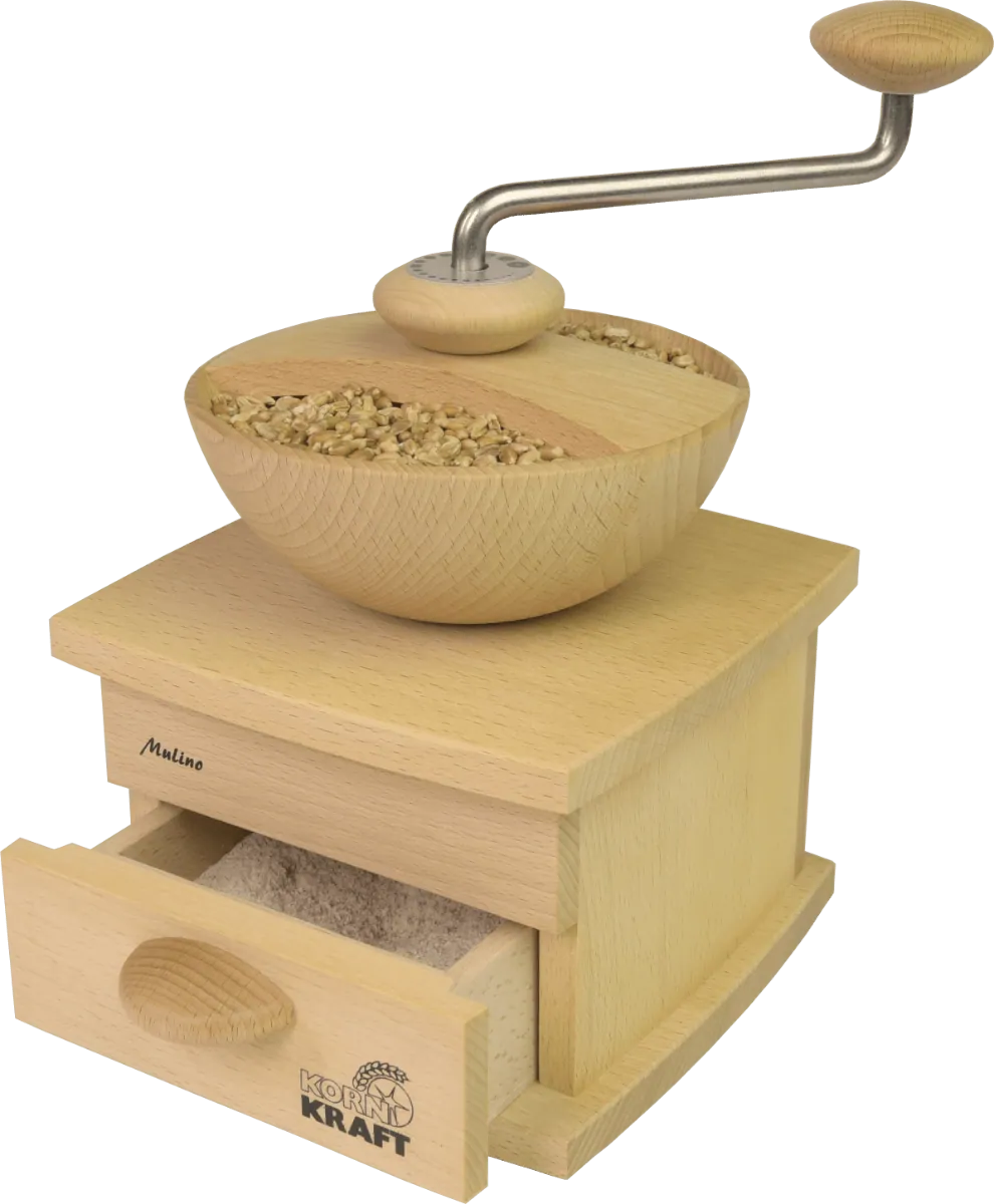 Getreidemühle Mulino mit Tischklammern