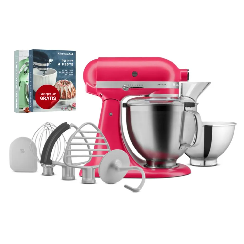 Küchenmaschine 4,7L Artisan 5KSM195PS Küchenmaschine Hibiscus