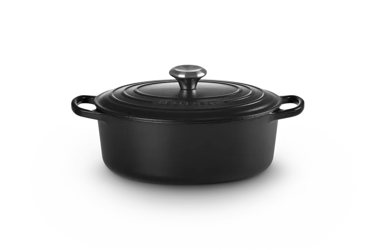 Le Creuset Bräter, oval 27 cm, schwarz