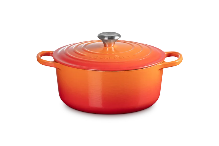 Le Creuset Bräter rund Ø 26cm, ofenrot