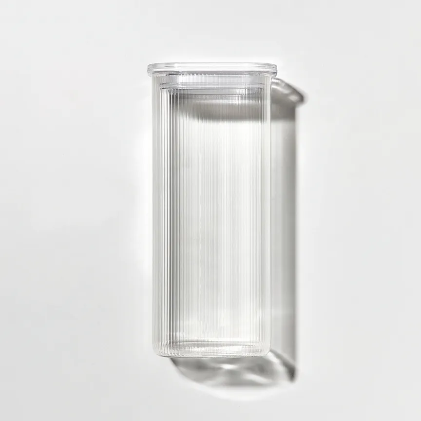 Ripple Vorratsglas Eckig | 1.8 L
