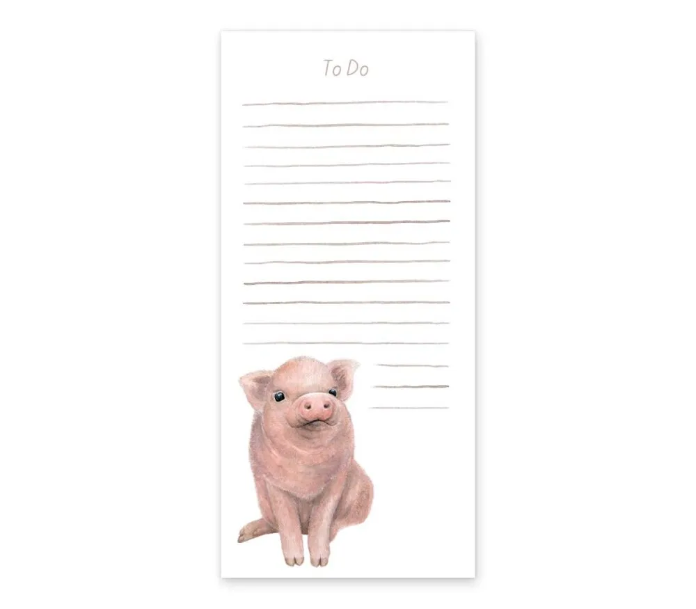 Notizblock Lucky Piglet
