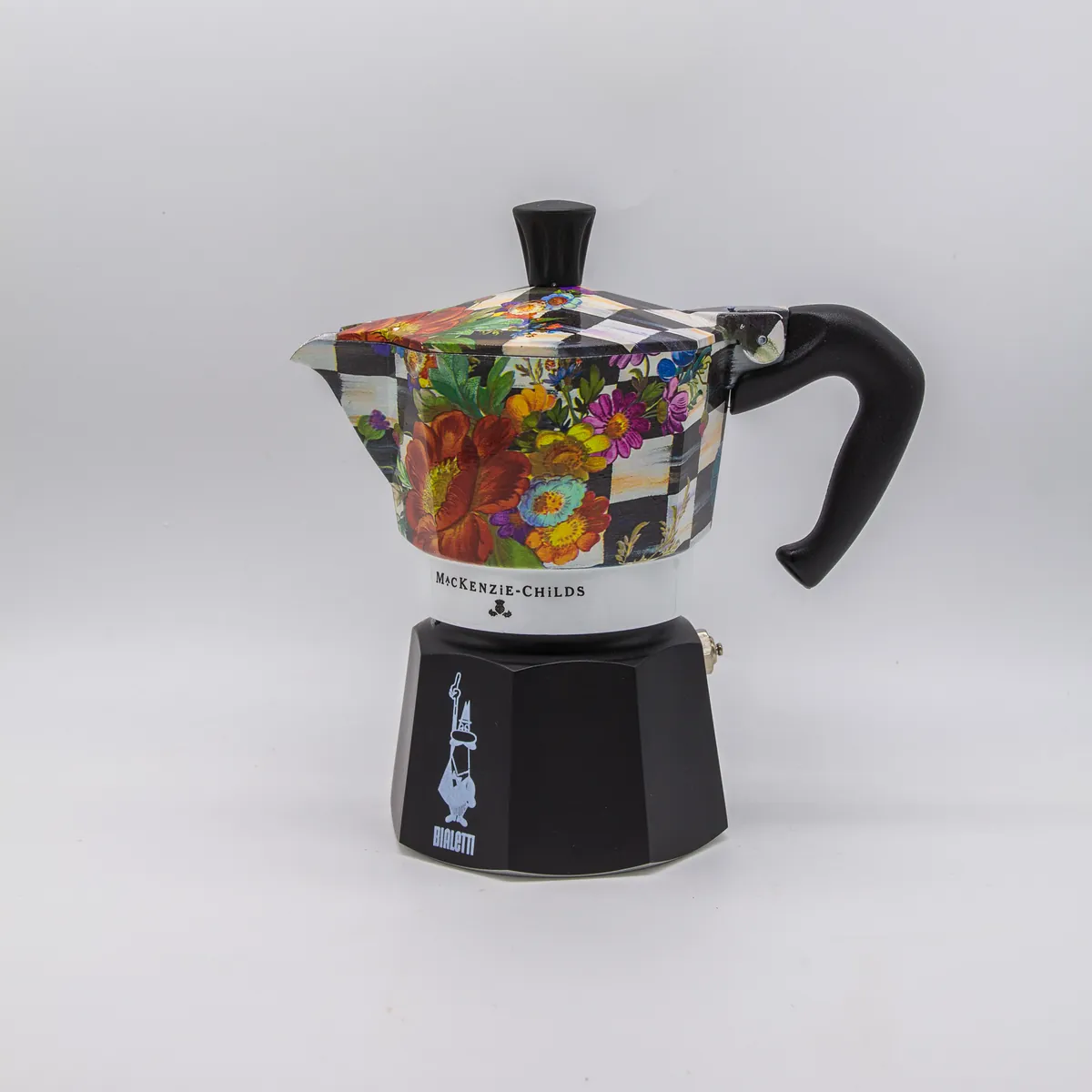 MacKenzie-Childs Espressokocher Moka Express, 3 Tassen, Bialetti