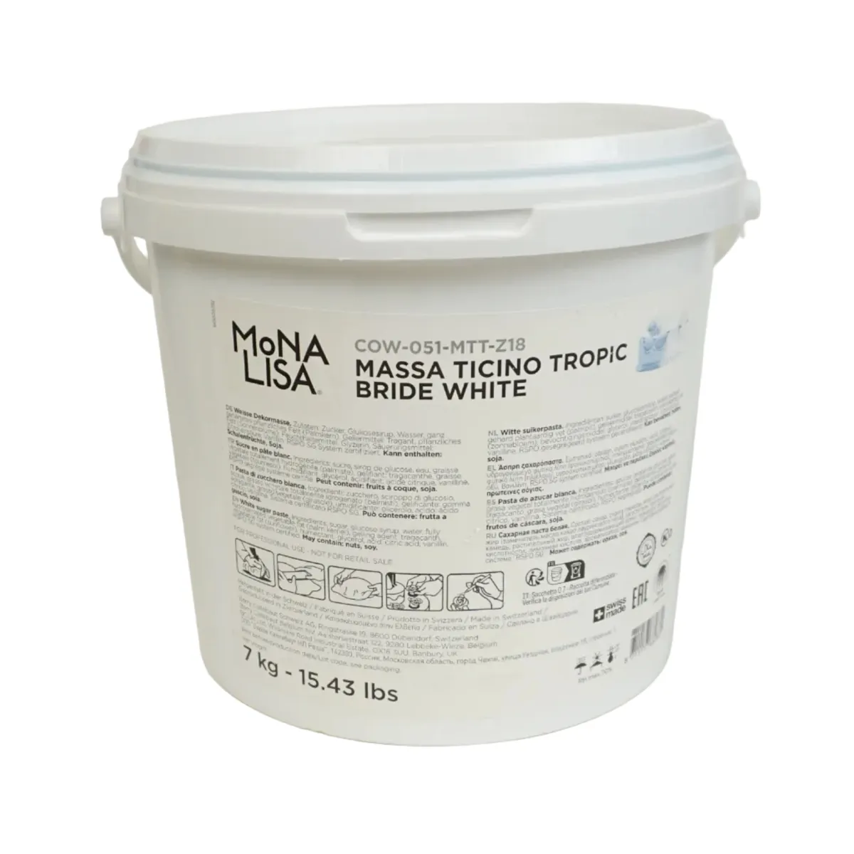 Massa Ticino Tropic weiß 7kg