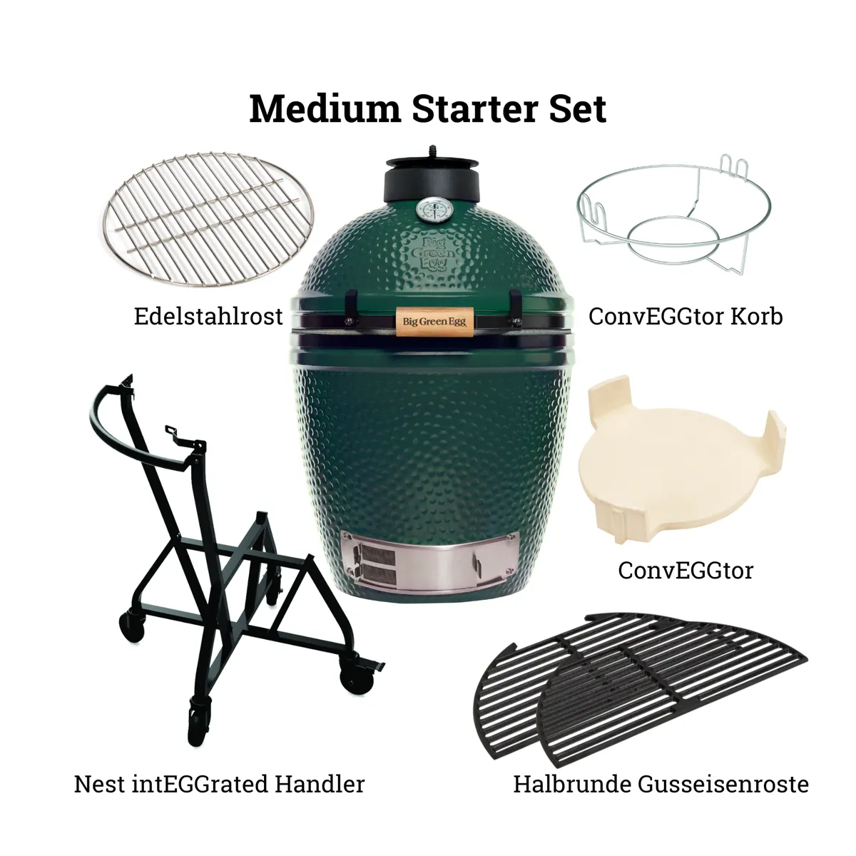 Big Green Egg - Medium Starterset