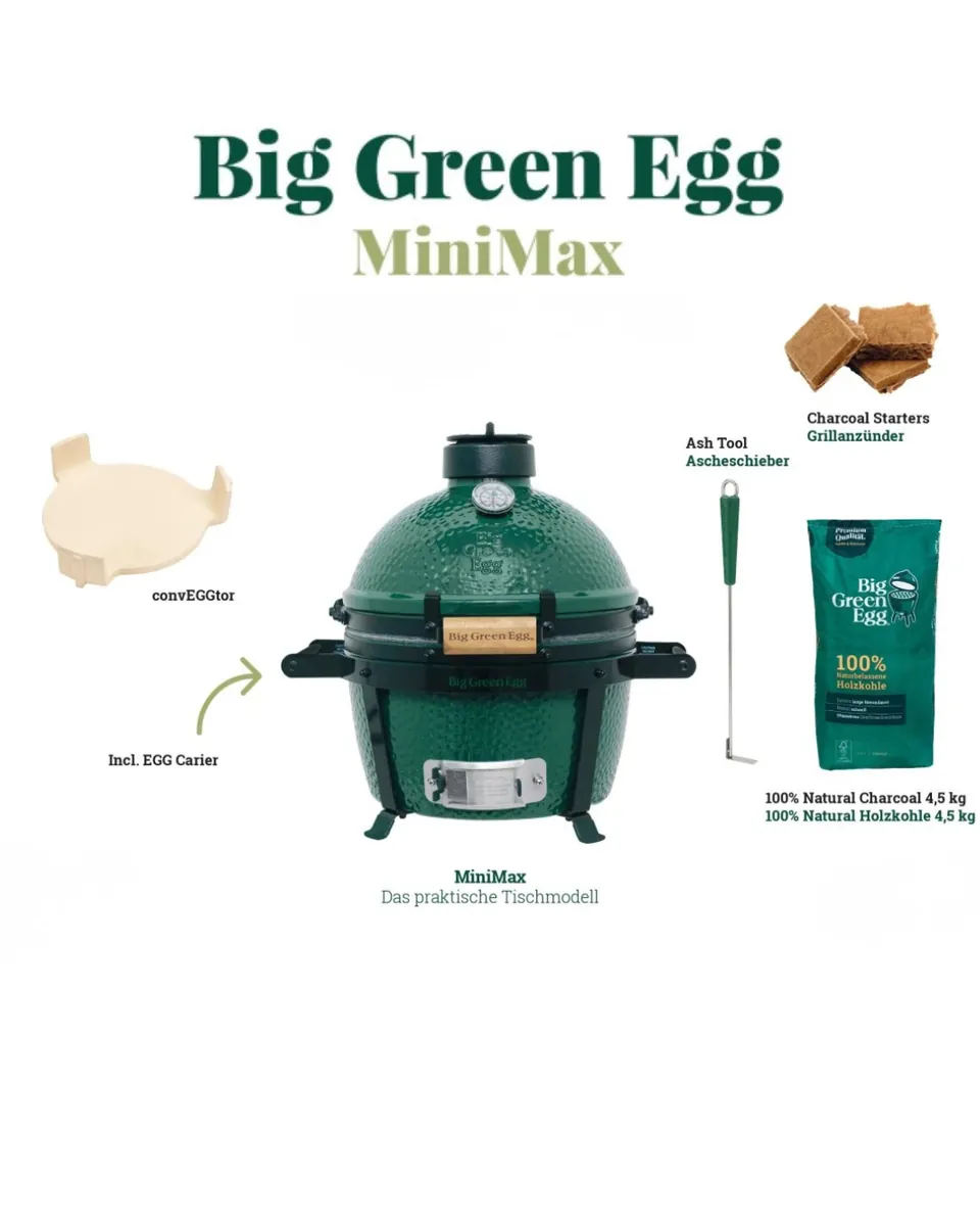 Big Green Egg MiniMax Starterset 2026 Bundle