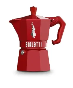 Bialetti Moka Exclusive rot - verschiedene Größen