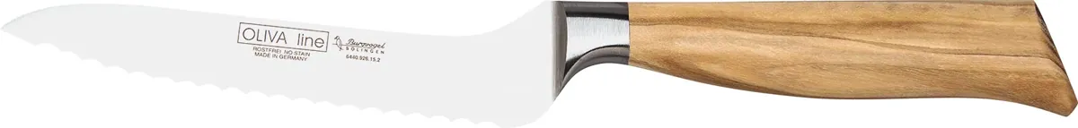 -Burgvogel Cutlery Solingen- Brotmesser 20,2cm "OLIVA line"