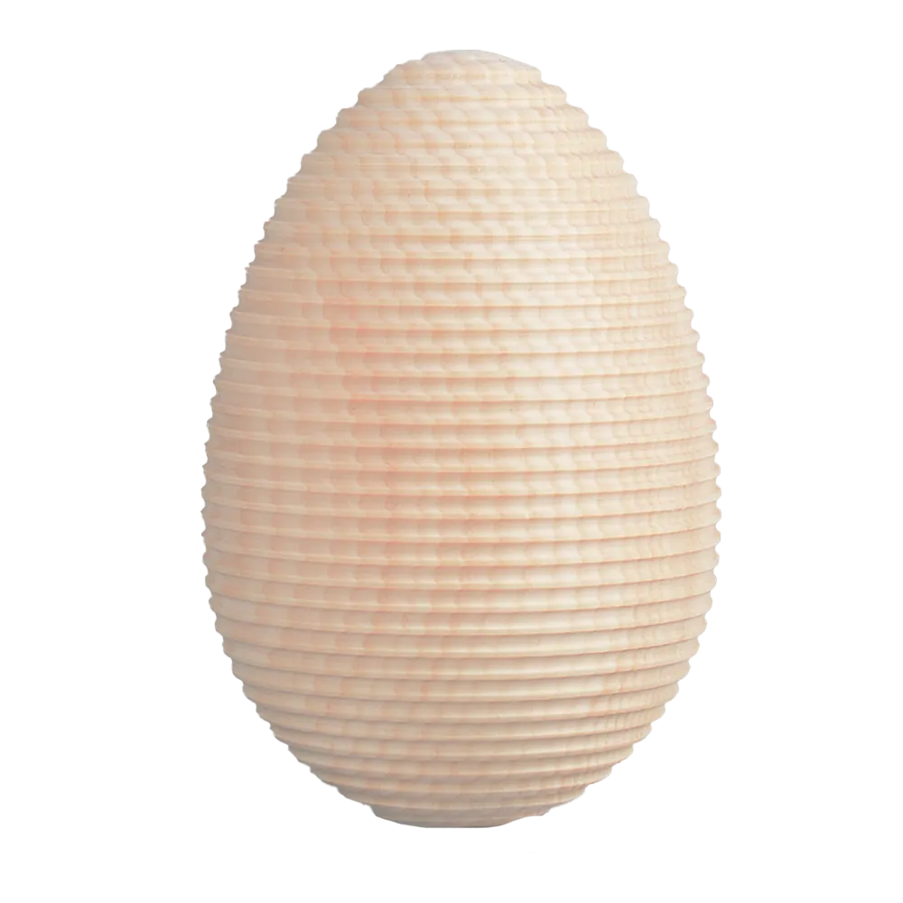 OSTEREI Natur voll geriffelt L