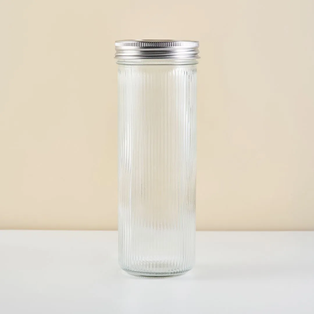 Ripple Mason Jar | Wide | 1 L
