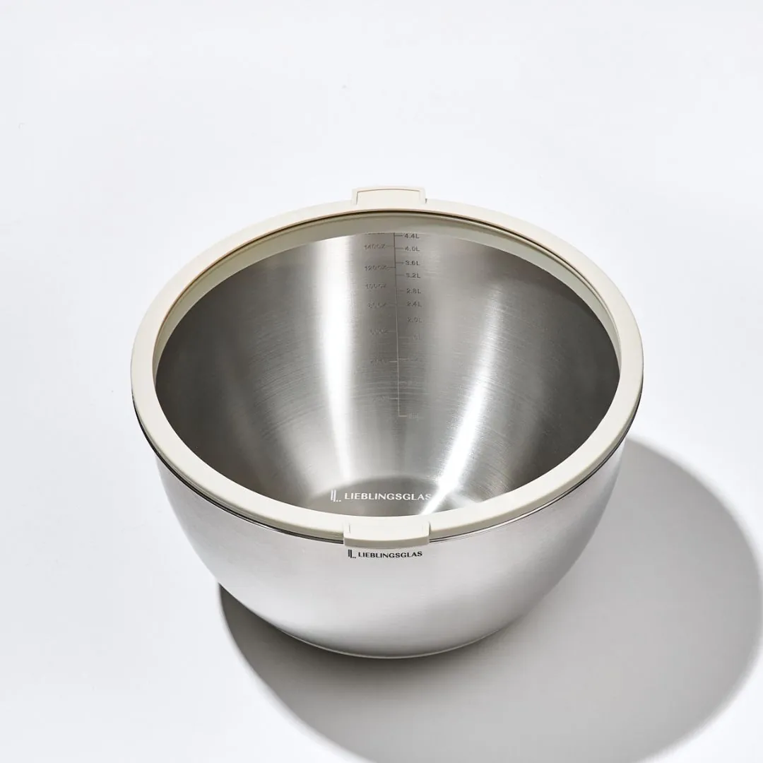 Rührschüssel mit Glasdeckel | L | 4.7 L
