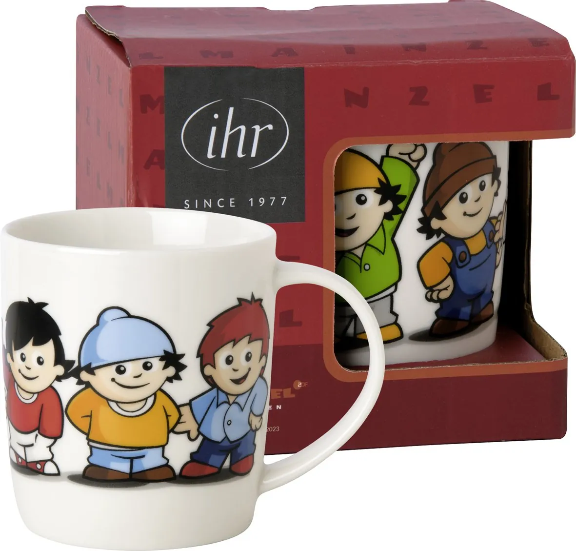 ihr Mainzelmännchen Gud`n Hungaa Porzellanbecher