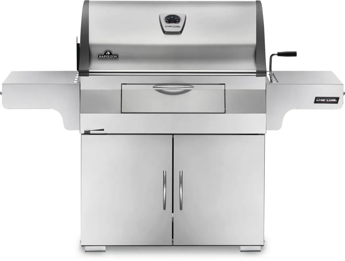 Napoleon - PRO605 Holzkohlegrill Edelstahl