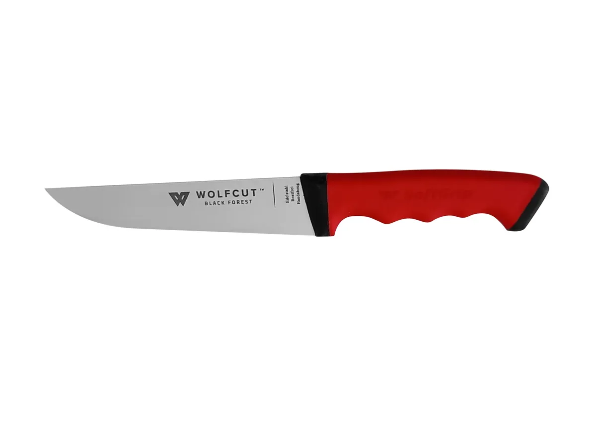 WOLFCUT SoftGrip RED-Serie - Stechmesser 17 cm Klinge