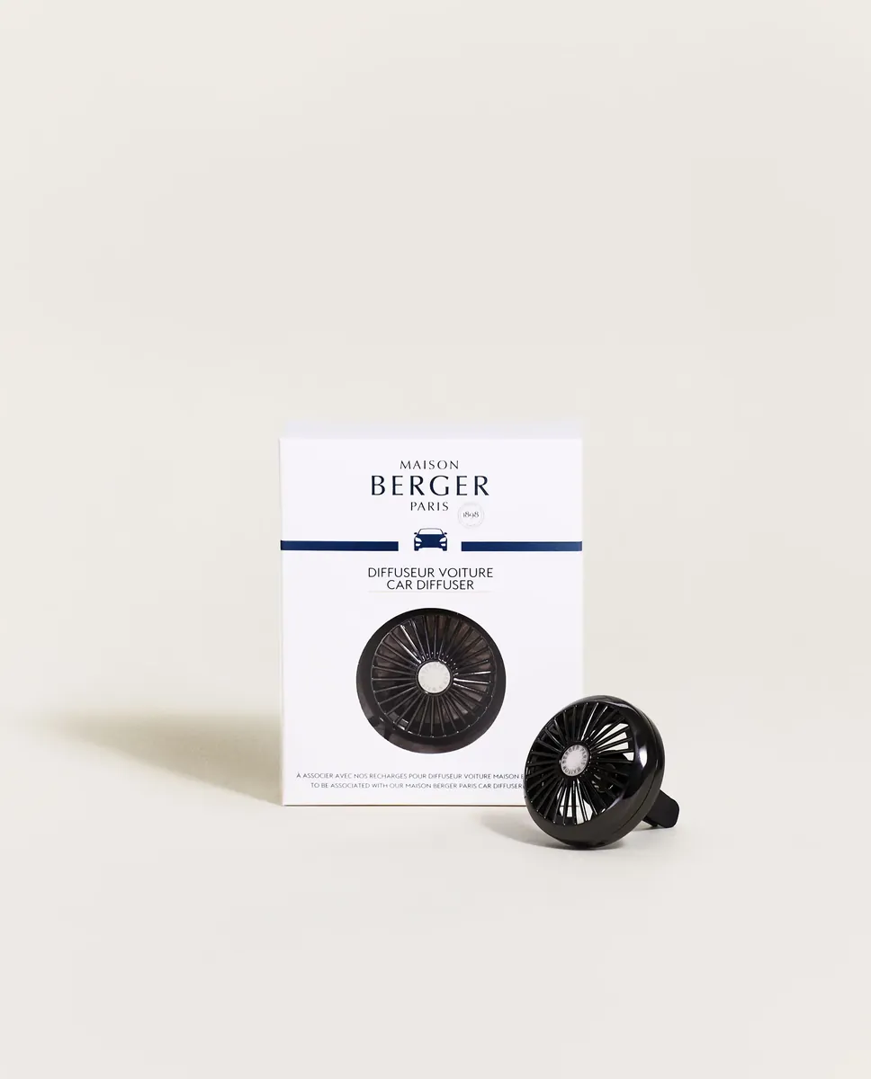 -Maison Berger Paris- "Car Wheel black" Autodiffuser Halterung ohne Duftkeramik