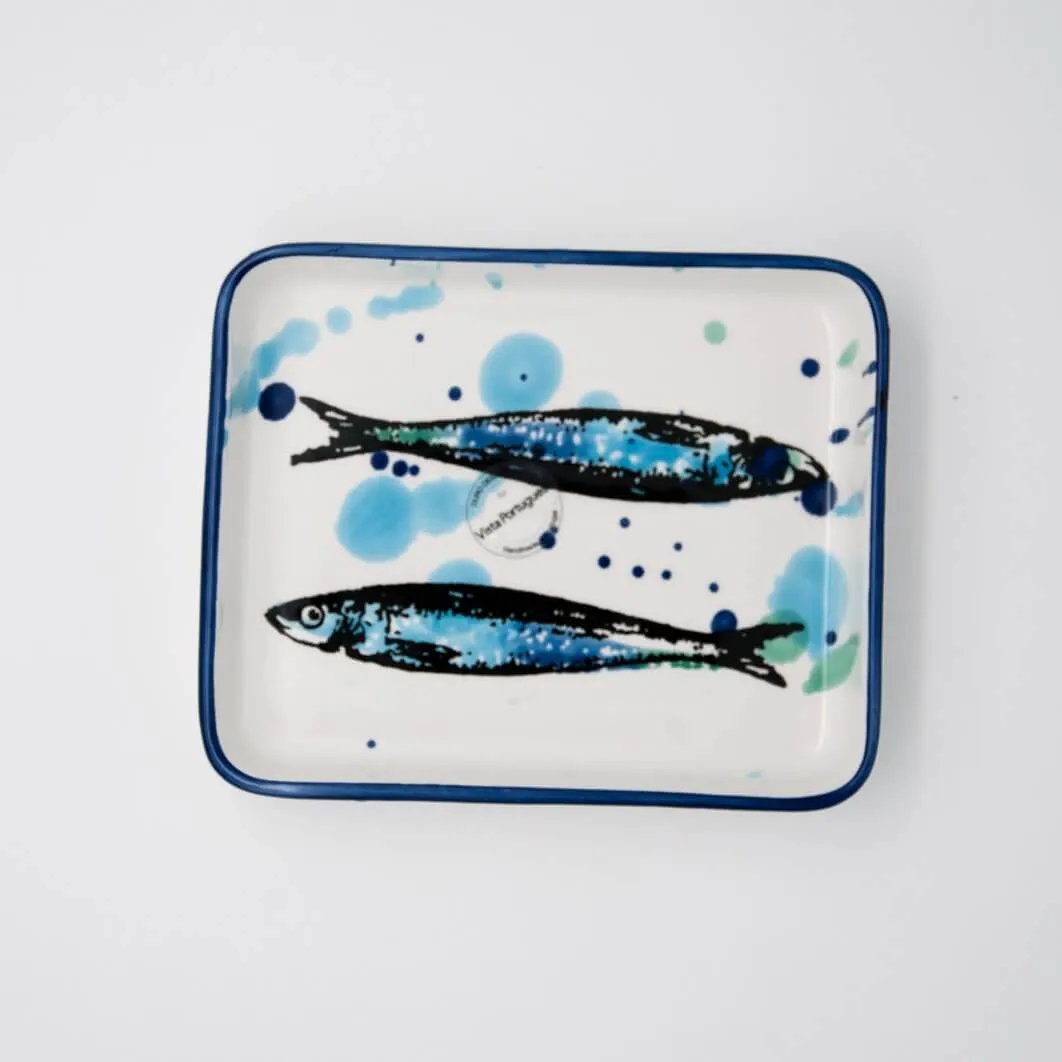 Vista Portuguese Wet Painting kleine Schale 16x14cm