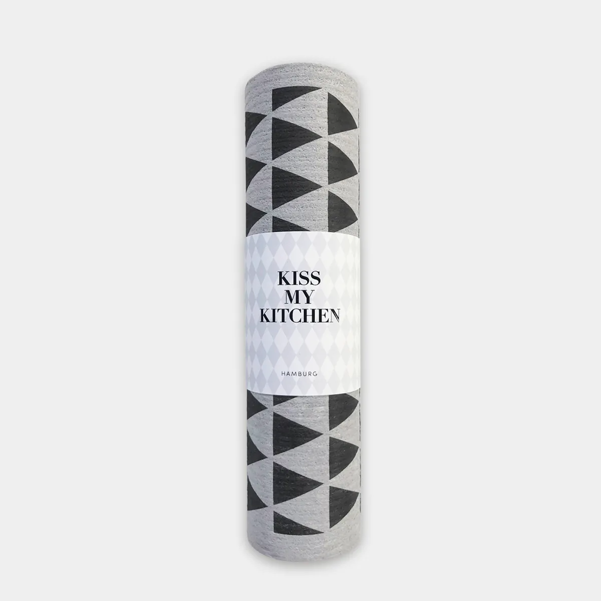 WO Schwammtuch-Rolle, Dreieck grey black, 4 Stck.