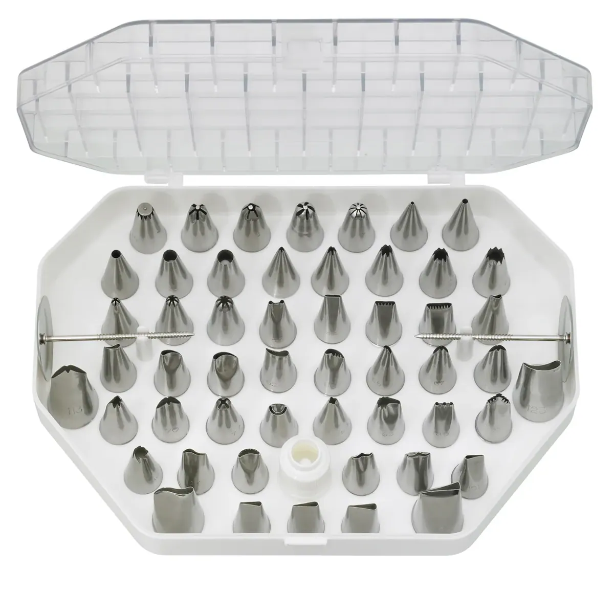 Sternsteiger GARNIERTÜLLEN-SATZ INOX 26-TLG.