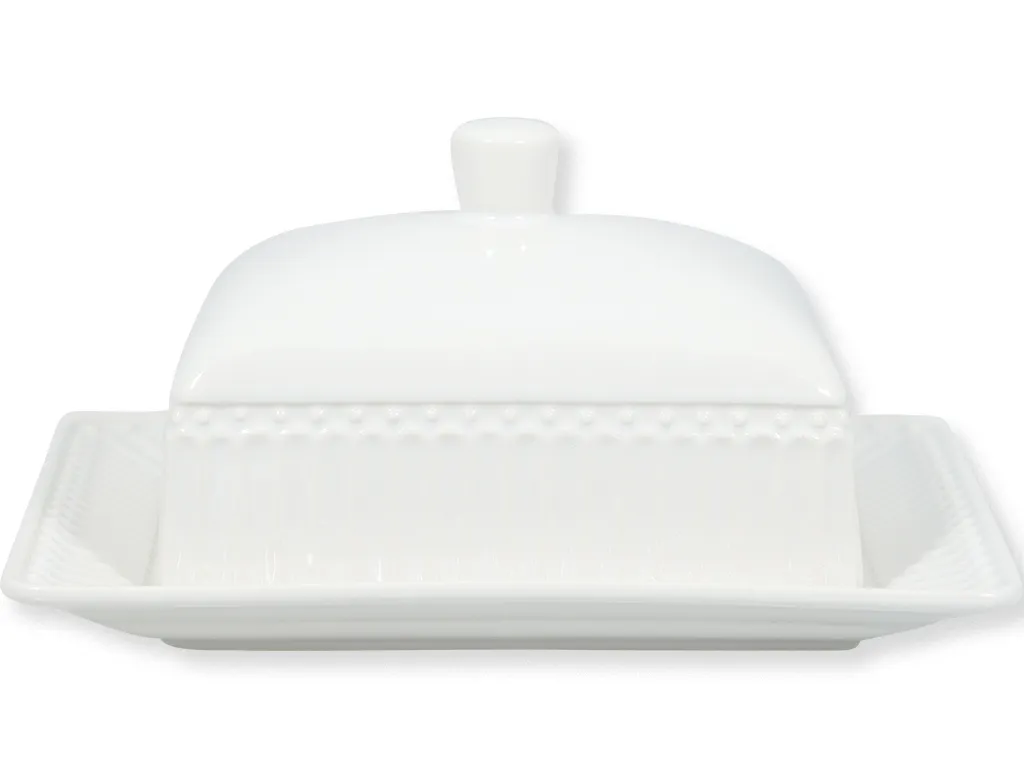 Stoneware Butter box Alice claret ver. Farben