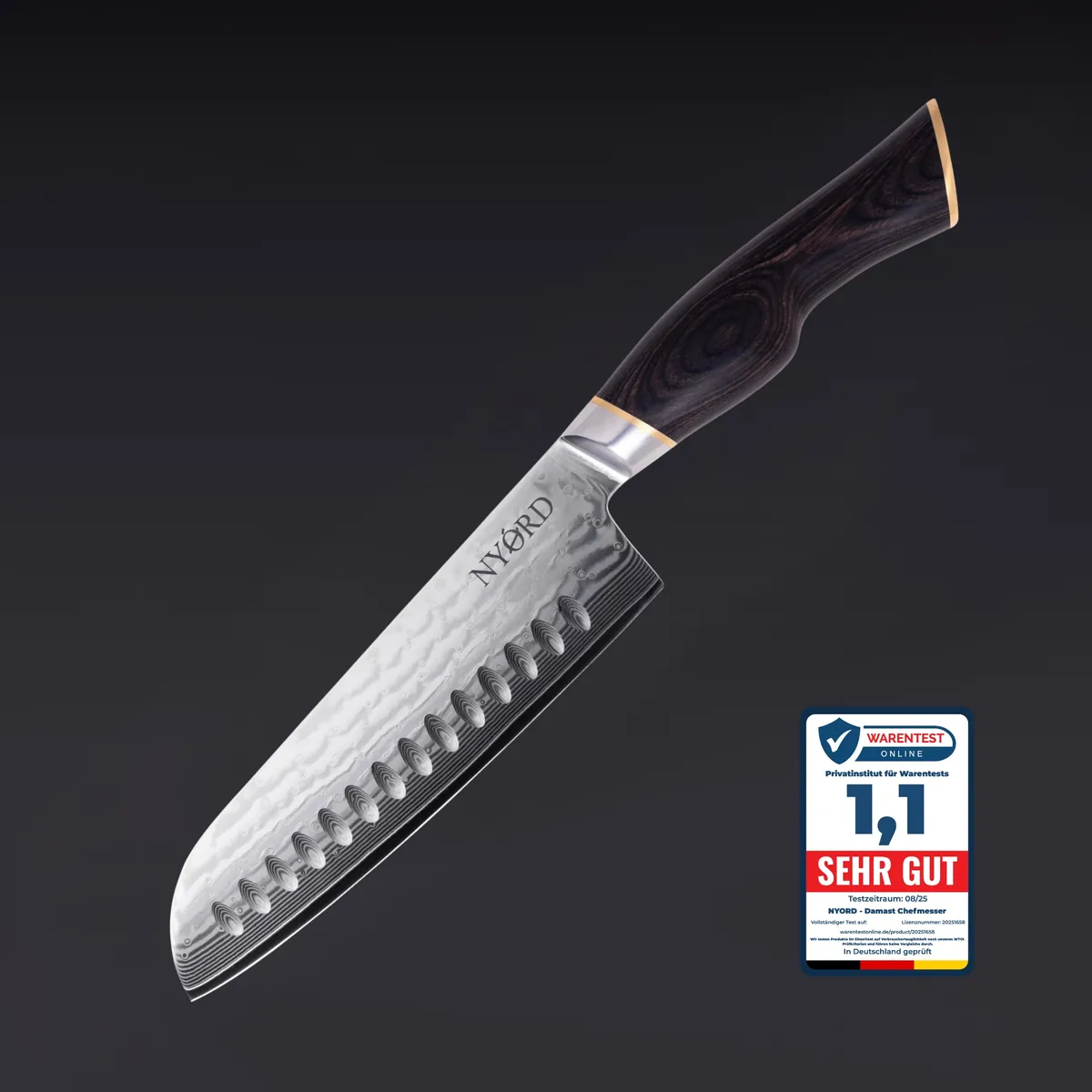 DAMAST SANTOKU-MESSER