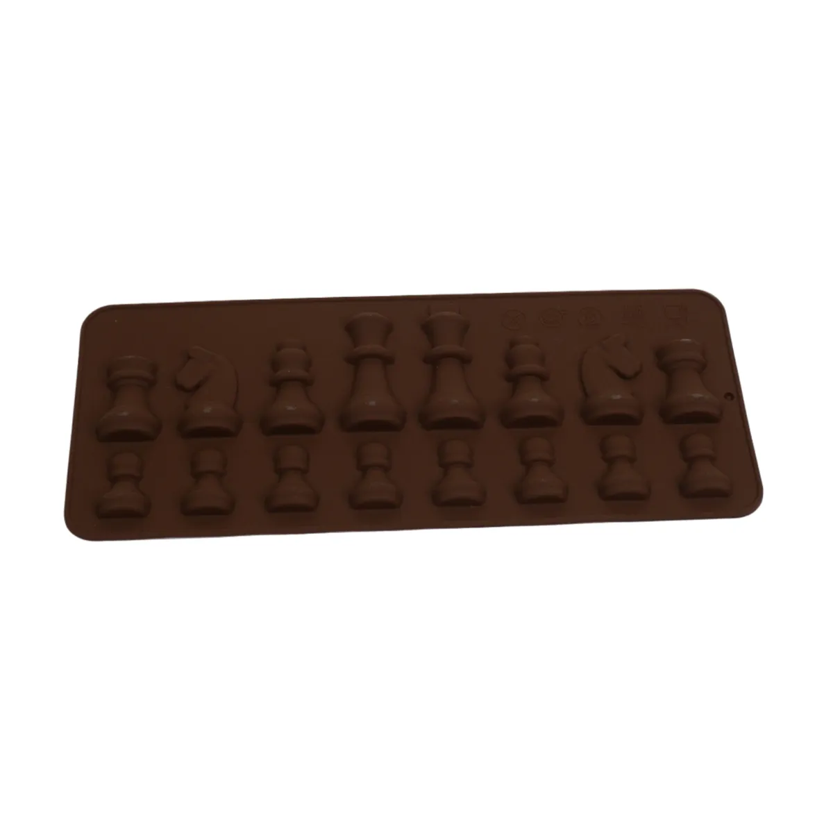 Silikonform für Schachfiguren 16er-Set Form zum Modellieren