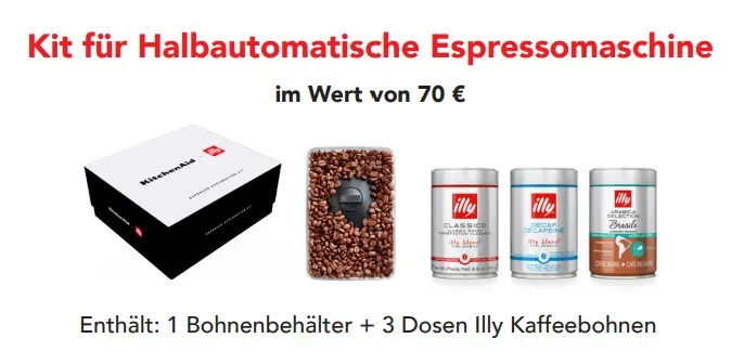 KitchenAid x Illy Aktionskit