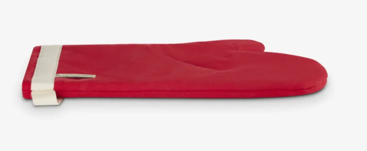 Le Creuset Ofenhandschuh, Baumwolle, kirschrot