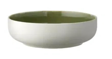Schüssel North, 19 cm, weiß/shiny moss