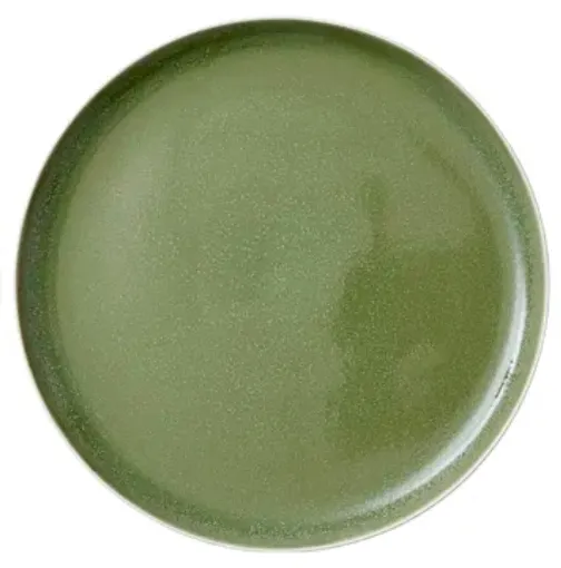 Teller North, 27 cm, weiß/shiny moss