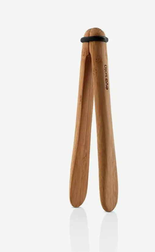 Nordic kitchen Aufschnittzange,  17 cm, karbonisierter Bambus