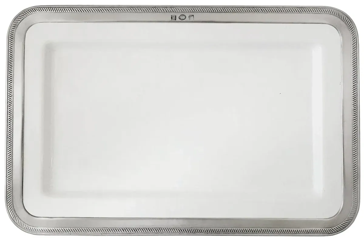 Cosi Tabellini GIANNA Servierteller mit ring aus metall 42 x 31 cm