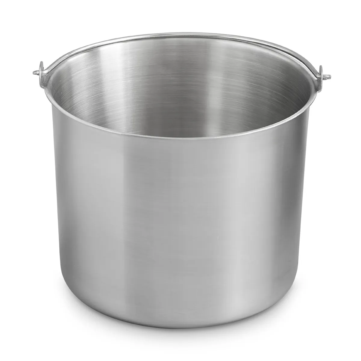 Edelstahl Eisbehälter 1,2 Liter für Eismaschine Elli - Silber