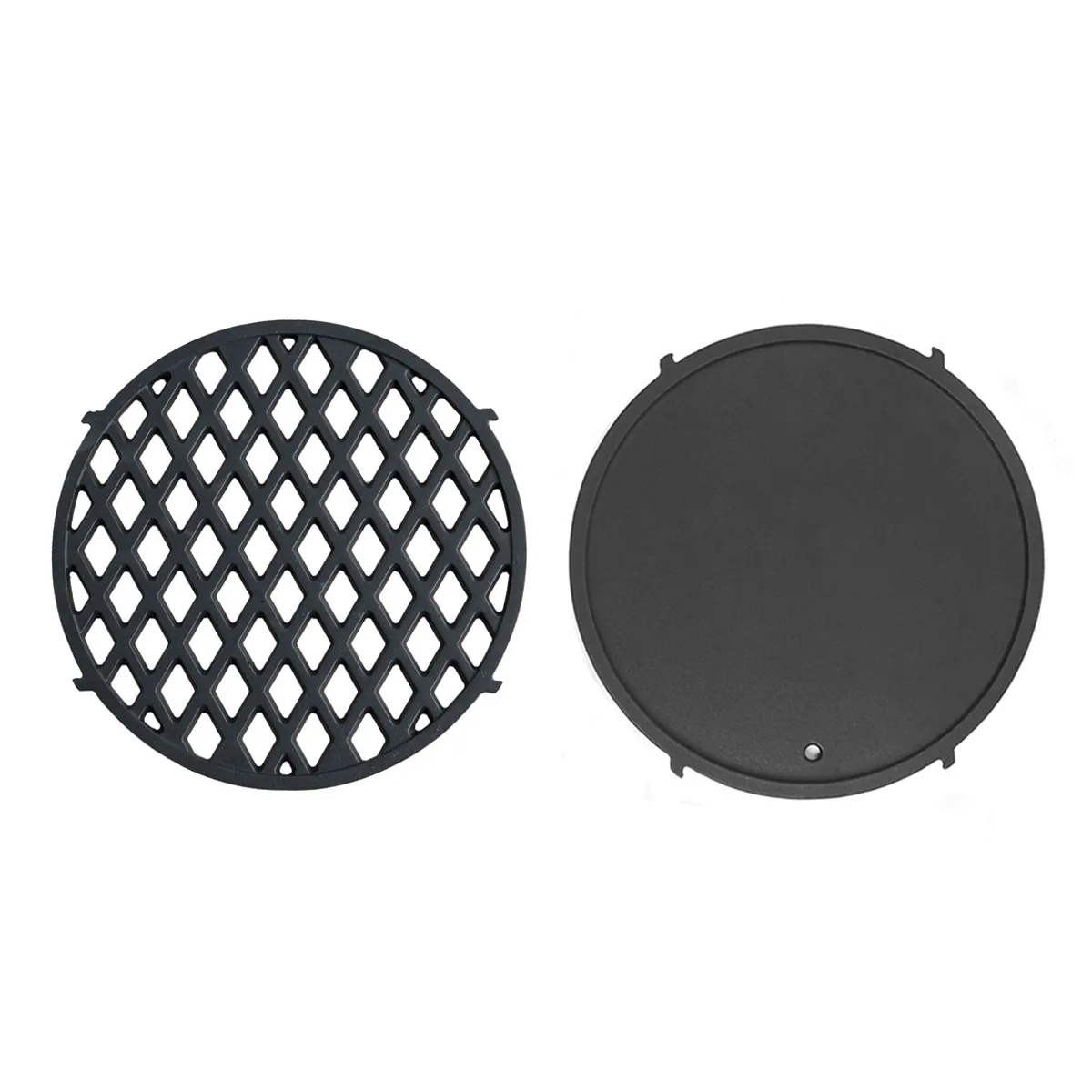 Grillrost + Grillplatte Set für Grill-to-Go