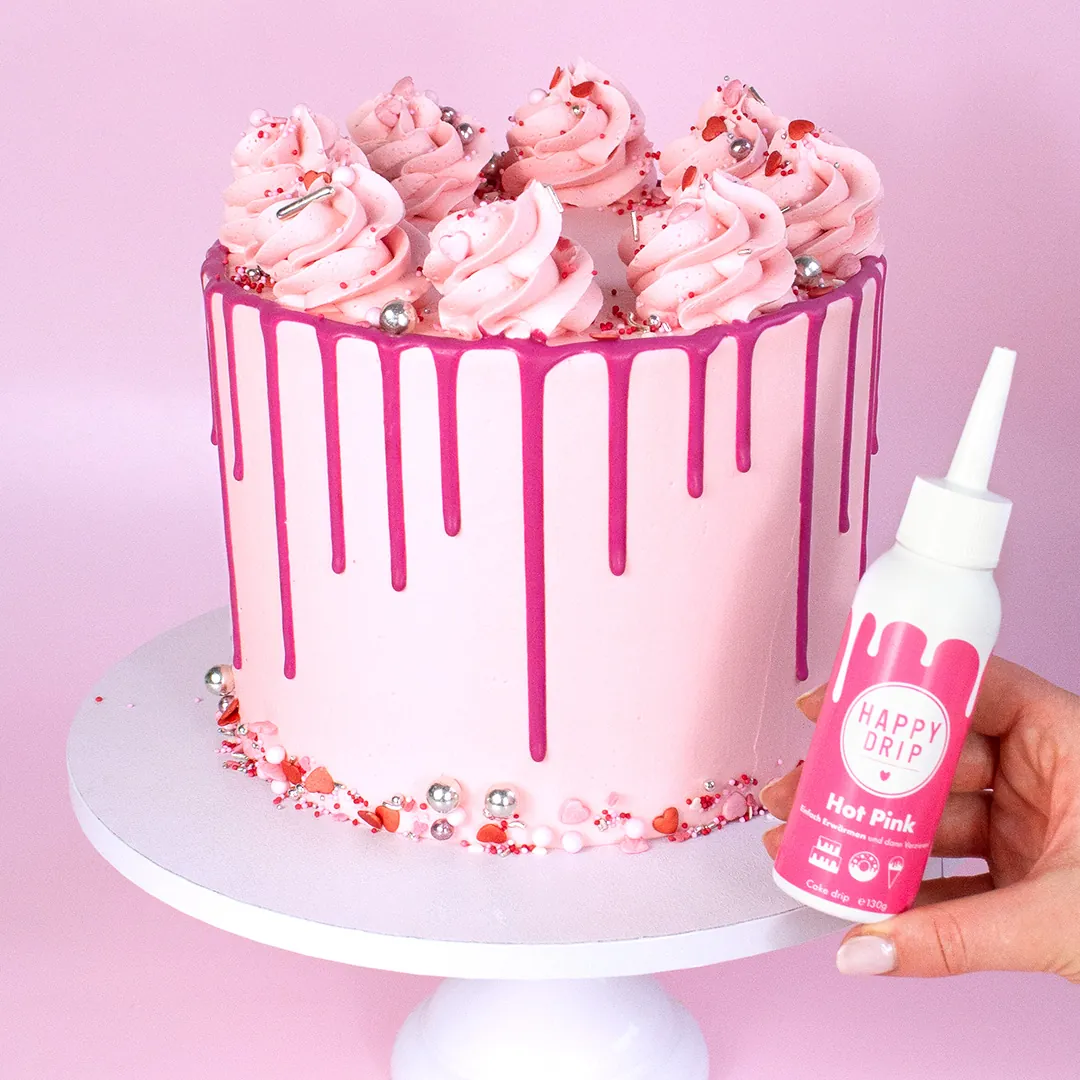 Happy Drip - Hot Pink