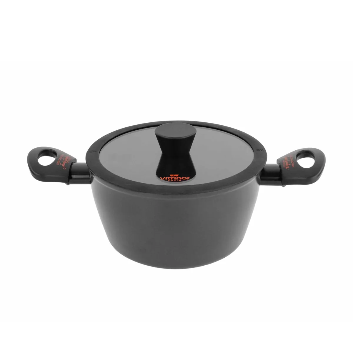 VITRINOR Stahl-Emaille Topf Antihaft CHEF COLLECTION 20 cm 3,3L