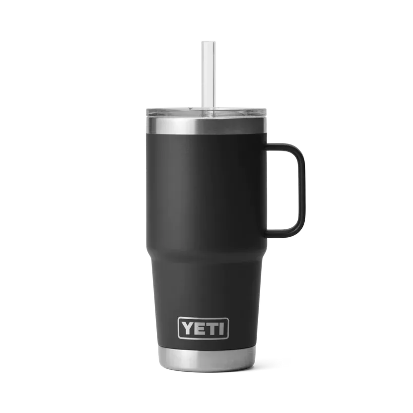 RAMBLER 25 OZ (710 ML) TRINKBECHER MIT TRINKHALM-DECKEL