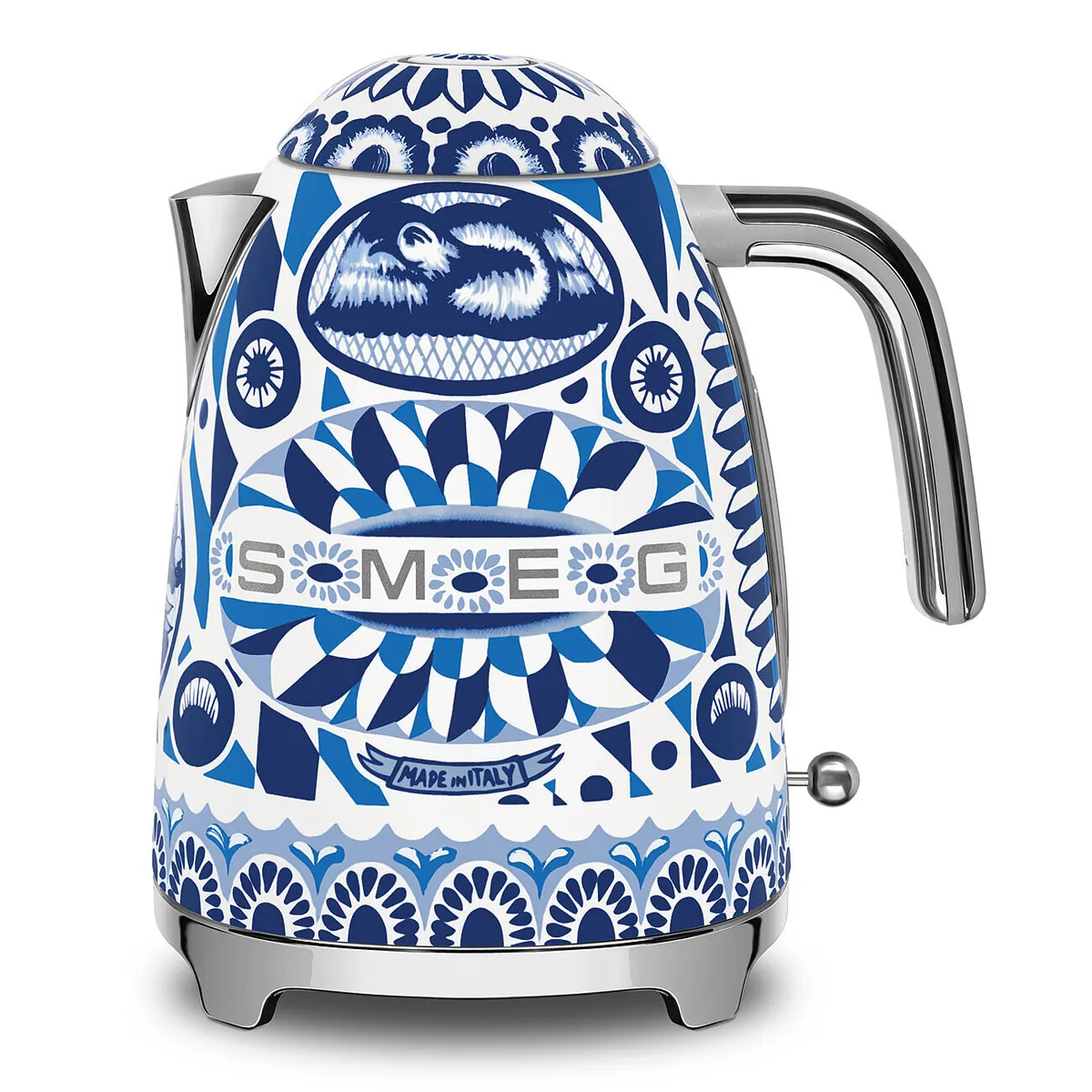 Smeg Wasserkocher Dolce Gabbana Blu Mediterraneo KLF03DGBEU