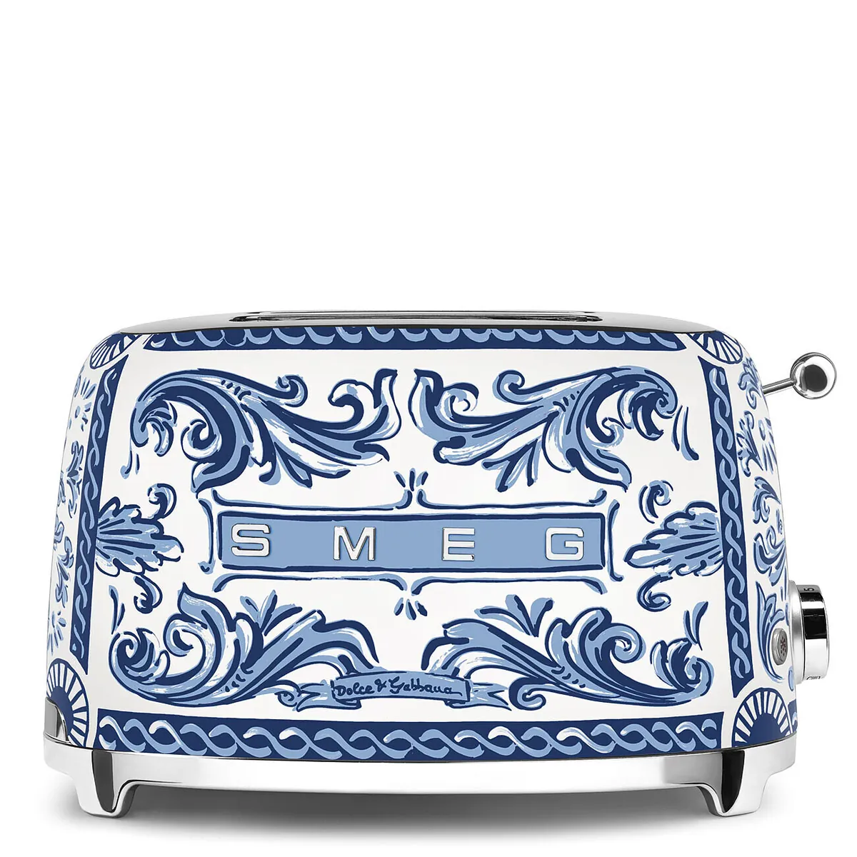 Smeg Toaster Dolce Gabbana Blu Mediterraneo TSF01DGBEU