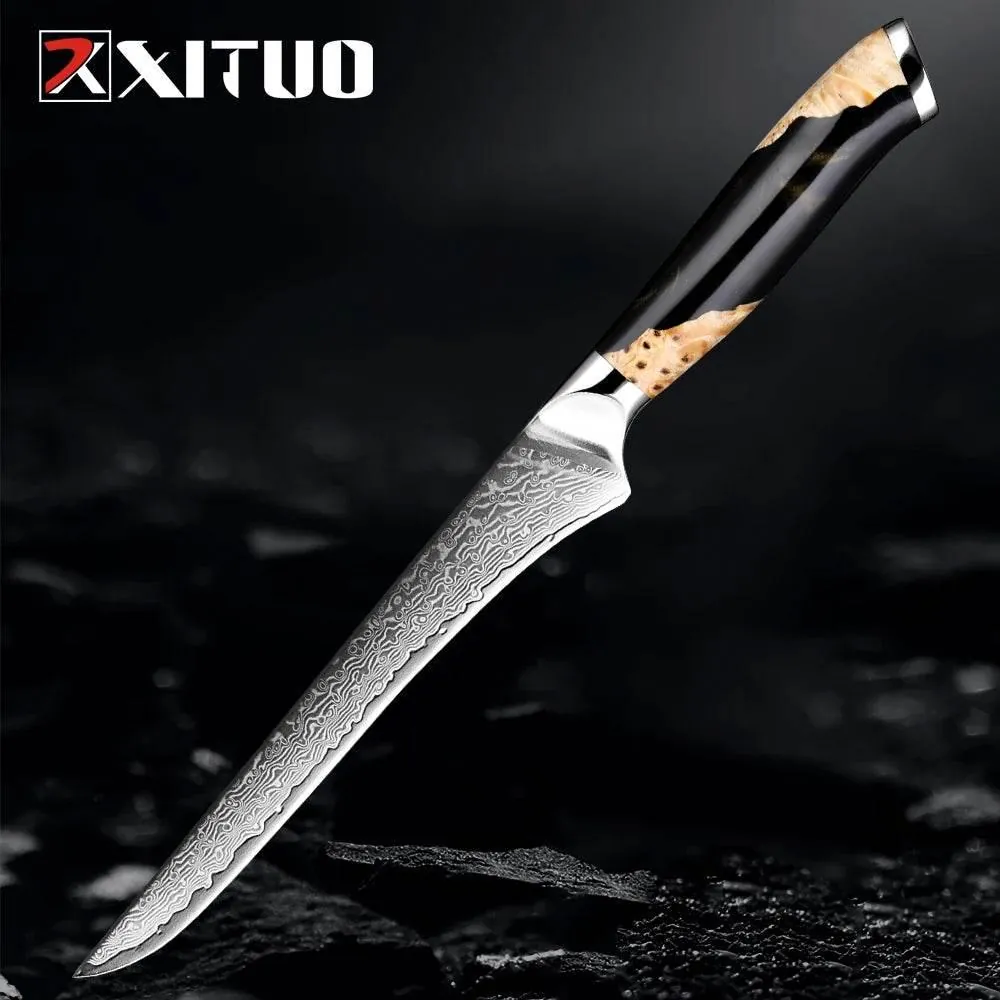 XITUO Chef Boning Damastmesser - 6 Zoll | 67-Lagen