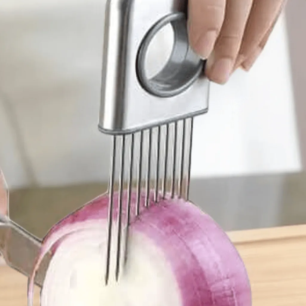 Neuartige Edelstahl Küchen Schneidehilfe für Gemüse, Obst uvm.