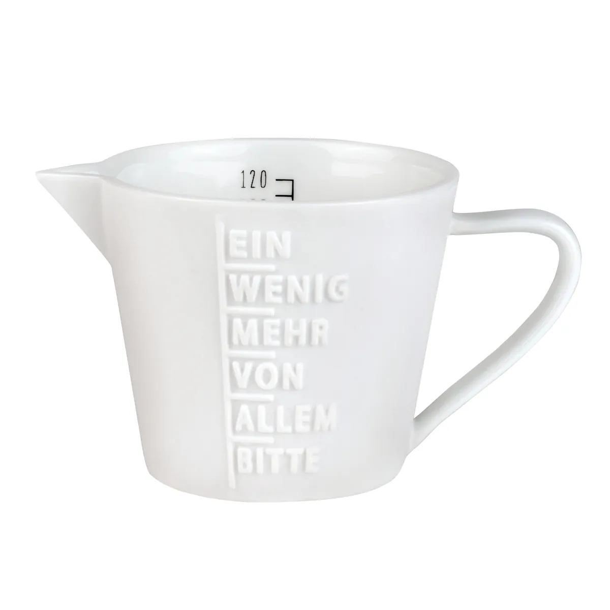 Messbecher klein 120ml Ein wenig mehr, 11x7x6,5cm